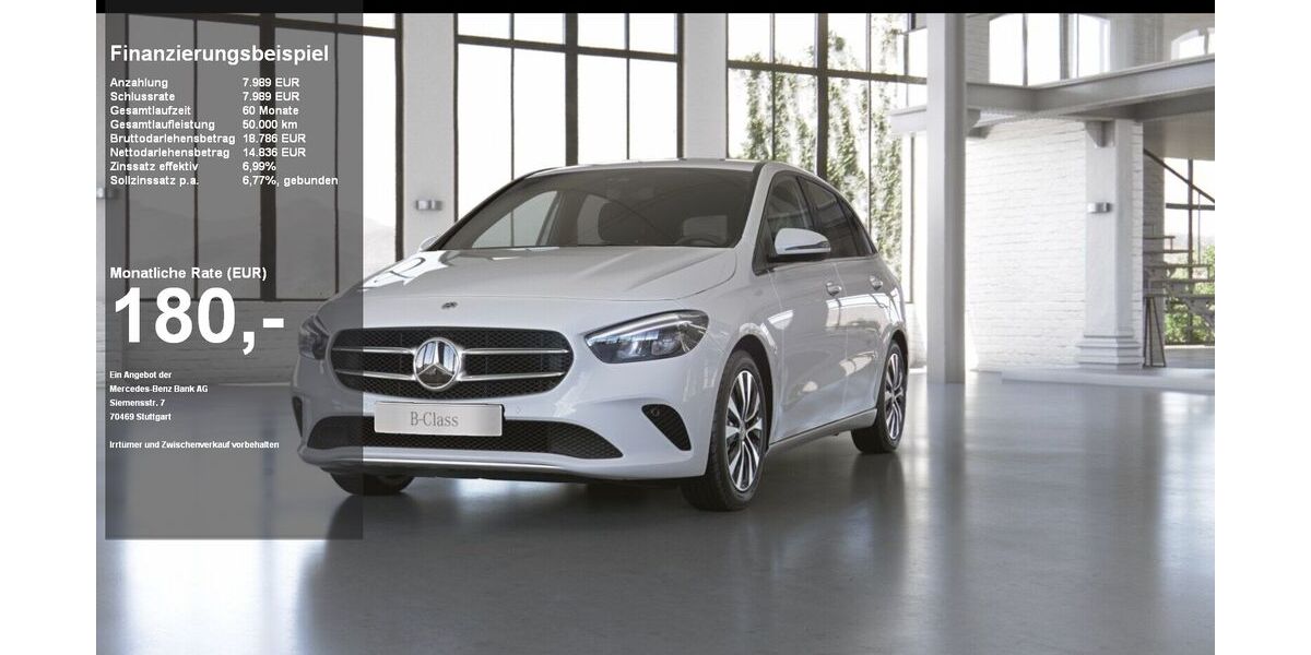 Mercedes-Benz B 250 75.448 km 21.475 &euro; Kiel 24109
