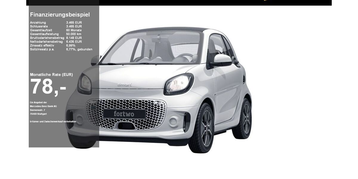 Smart ForTwo 25.122 km 9.442 &euro; Neumünster 24539