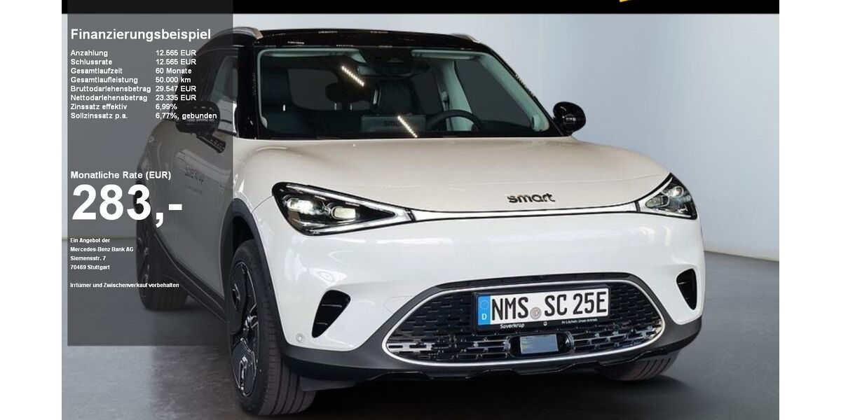 Smart #1 9.999 km 35.900 &euro; Neumünster 24539